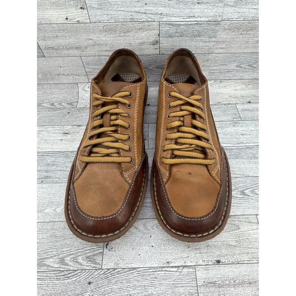 Born M6061 Men Brown Leather Lace Up Oxford Shoes Sz US 9.5 EU 43 Hand Crafted